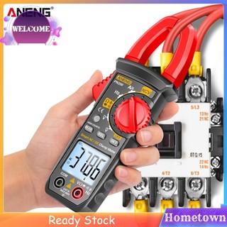 Máy đo kẹp kỹ thuật số 4000 Đếm Ampe kế Hz Điện dung NCV Ohm Test