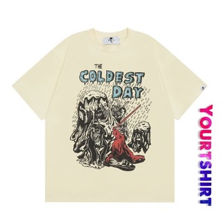 #T1 Graffiti Đầu Lâu Hình Họa Tiết Vẽ Tay Tan Chảy Chữ In Unisex Plus Kích Thước Cặp Đôi Hàn Quốc Cotton Đồ Họa Tee Cổ Tròn Dạo Phố Áo Thun Thời Trang Vintage Cho Nam
