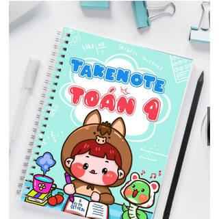 Sổ tay takenote toán 4 khổ a5