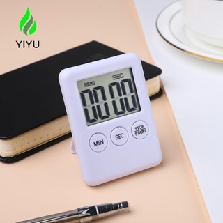 YIYU giờ nấu ăn LCD Đồng hồ màn hình kỹ thuật số Đồng hồ bấm giờ báo thức Đồng hồ hẹn giờ nhà bếp kỹ thuật số