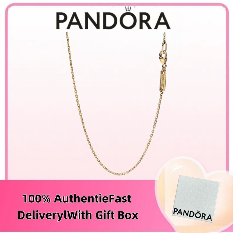 Miễn thuế 100% s925 bạc nguyên chất trang sức Pandora trang sức Pandora Pandora Talisman Dây chuyền 