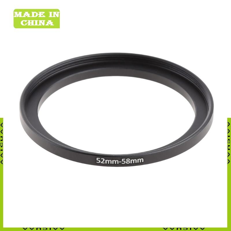 Aa Metal 52mm-58mm Step Up Filter Lens Ring Adapter 52-58 mm 52 đến 58 Bước