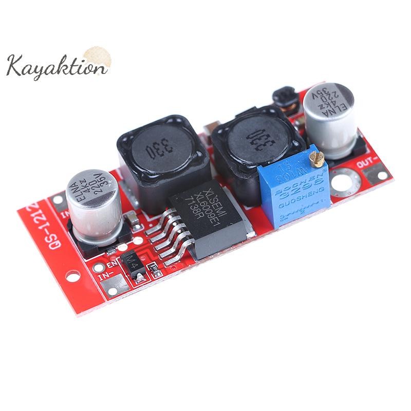Kayaktion XL6009 Boost Mô-đun chuyển đổi điện áp đẹp lên xuống có thể điều chỉnh