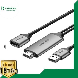 Cáp chuyển đổi usb 2.0 mhl sang hdmi dùng kết nối điện thoại máy tính bảng ra màn hình tivi máy chiếu ugreen 50291 cm151