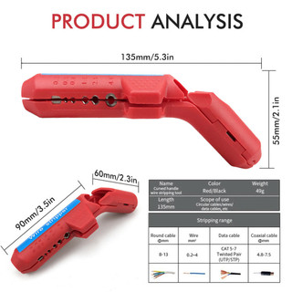 【FEELING 】Wire Stripper Cutter Crimper Pliers Crimping Cable Stripping Multifunction Tools