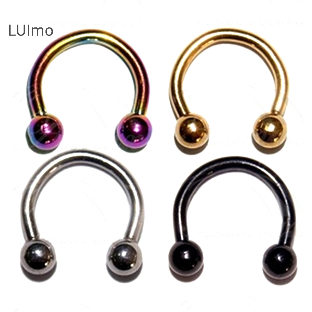 Luimo 1 Cái Giả Mũi Nhẫn Môi Tai Mũi Kẹp Trên Mũi Giả Môi Vòng Bông Tai SBS