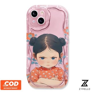 Tương thích với IPhone 15 Pro Max IPhone 11 IPhone 14 Pro Max IPhone 13 Pro Max IPhone 12 Pro Max IPhone 7 Plus IPhone 8 Plus Vỏ điện thoại TPU chống sốc cho cô gái hoạt hình dễ thương