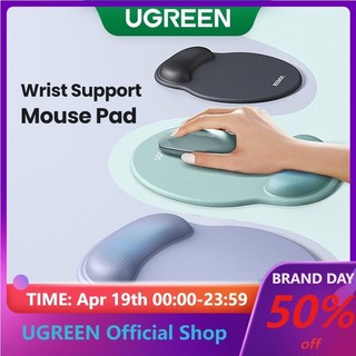 Ugreen Tấm lót chuột tiện dụng Hỗ trợ cổ tay Thân thiện với da Thiết kế mềm Memory Foam Chống trượt