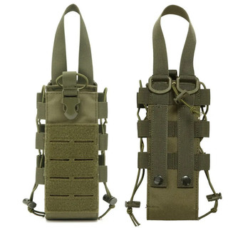 Luc 1000D nylon đựng bình nước ngoài trời có thể chứa 2L Molle chai nước túi leo dây rút để treo túi phụ kiện leo núi