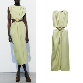 Váy khóa không tay sản phẩm mới của Zara Summer dành cho nữ 9878122