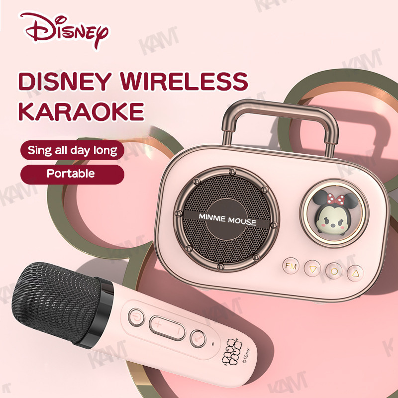 Kam Disney Mickey Minnie Lotso Người Ngoài Hành Tinh Âm Thanh Không Dây Dual-mic Chorus Thẻ TF HiFi 