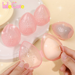 Hộp đựng trứng làm đẹp - Hộp đựng phấn trang điểm - Chống ẩm nhiều lỗ - Hộp sấy phồng trong suốt rỗng - Hộp đựng bọt biển trang điểm - Hộp đựng màn hình bọt biển