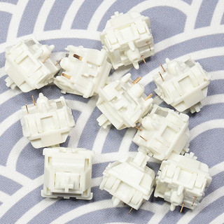Gateron Milkshake Switch Smoothie Switch Linear MX Thân cho bàn phím cơ chơi game Prelubed 40g 2 giai đoạn Spring Full POM