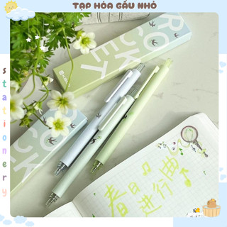 Bút gel Kaco họa tiết Chim Én mực đen 0.5mm, Bút gel cao cấp dành cho học sinh [Taphoagaunho]