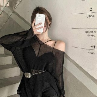 Milyfashion Street Sang Trọng Cẩn Thận Máy Chia Giữa Chiều Dài Mỏng Nữ Chống Nắng Áo Thời Trang Pure Desire Phong Cách Thể Thao Sling