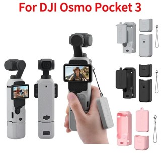 Ốp Lưng Silicon Cho DJI Osmo Pocket 3 Gimbal Camera Hành Động Cầm Tay Camera Bảo Vệ Vỏ Chống Trầy Xước Vỏ Phụ Kiện