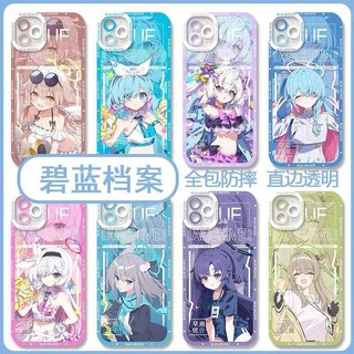 Blue Archive Trong Suốt Takanashi Hoshino Misono MikaCase Cho iPhone 15 14 13 12 11 pro promax x xs xsmax xr 7 8 plus