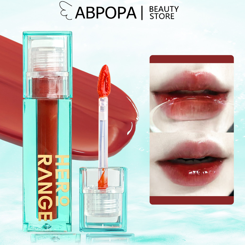 Abpopa Herorange Mirror Gloss Lip Gloss Vitalize Function Smooth Soft