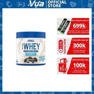 Bột Protein Applied Nutrition - Critical Whey - Tăng Cơ, Giảm Mỡ Chính Hãng