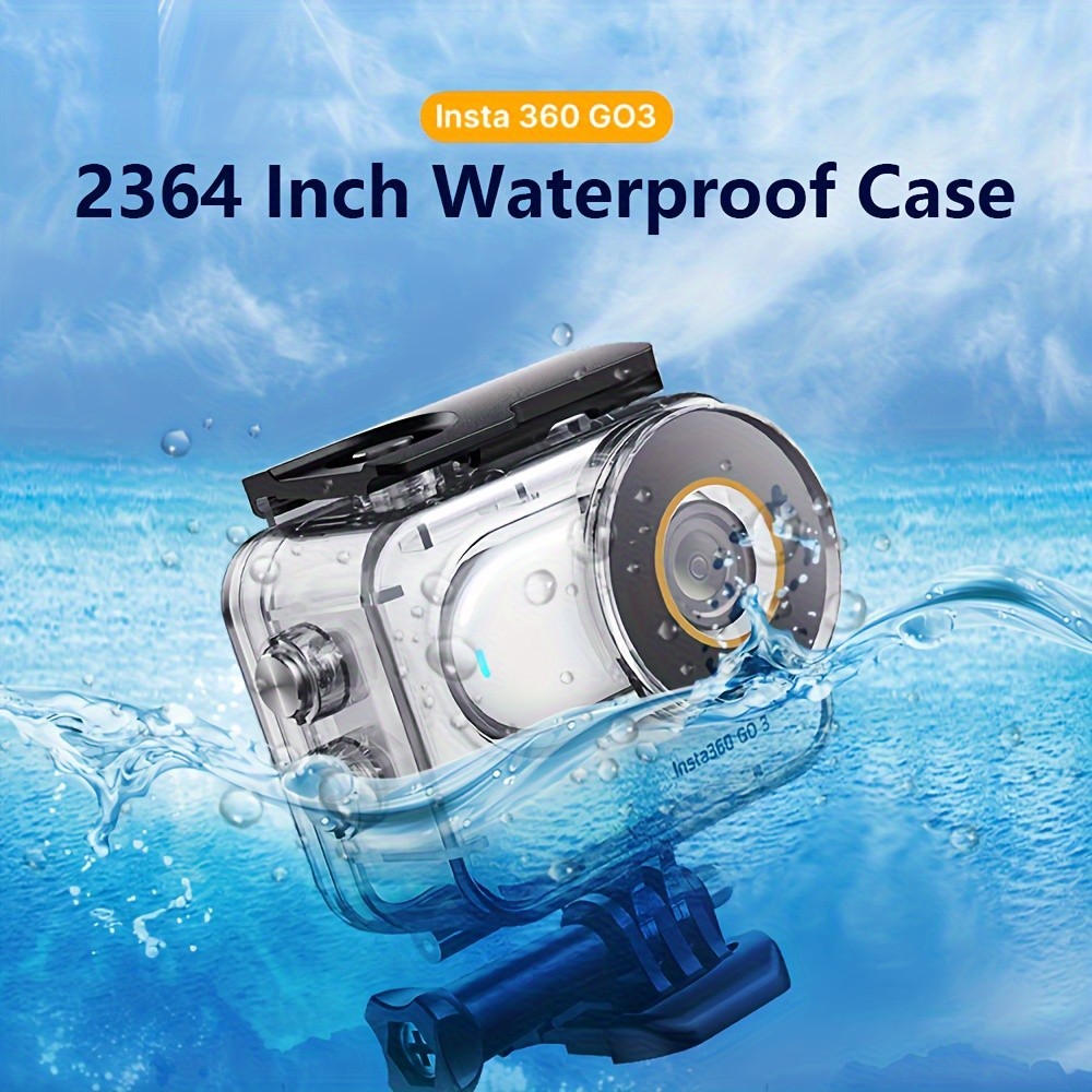 Dành Cho Insta360 GO 3 Ốp Lưng Chống Nước Camera Lặn 60m Phụ Kiện Chụp Ảnh Dưới Nước Cho Insta360 GO