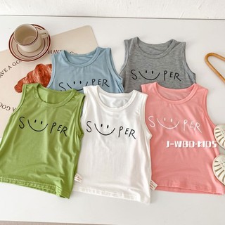 Áo Sát Nách SUPER Chất Cotton Cho Bé Trai - Bé Gái, Áp Ba Lỗ Cho Bé Từ 8-27kg BECOOL BABY