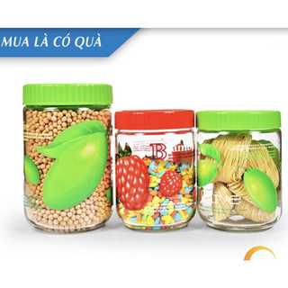 Hũ / lọ thủy tinh đựng đồ đa năng, ngâm hoa quả 750ml , 1200ml , 2000ml