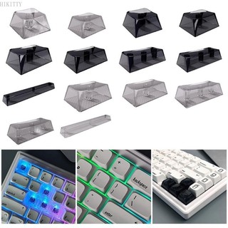 Hik XDA Keycap Bàn phím cơ keycaps 1 75u Trò chơi trống Keycap trong suốt