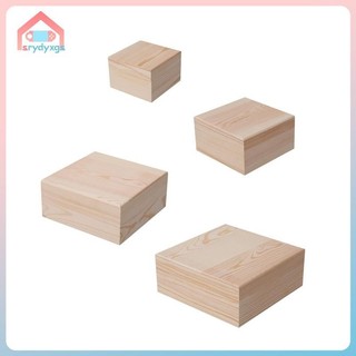 Hộp đựng đồ bằng gỗ Gemvan, Hộp gỗ, Hộp đựng đồ lưu niệm, Hộp đóng gói quà tặng trang trí, DIY
