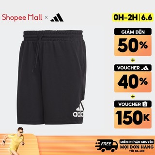  adidas Phong cách sống Quần Short Logo Essentials Nam Đen IC9375
