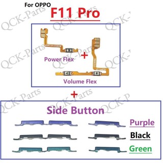 Công tắc bật nguồn tắt phím im lặng nút âm lượng ruy băng cáp mềm cho oppo f11 pro linh kiện thay thế