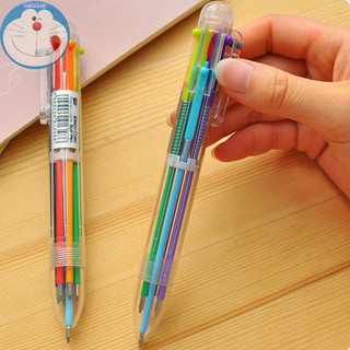 Tass P-0115 Nhựa Đẩy Dầu Bút Bán Buôn Quà Tặng Bút 6 Màu Bút Bi Bút Văn Phòng EN