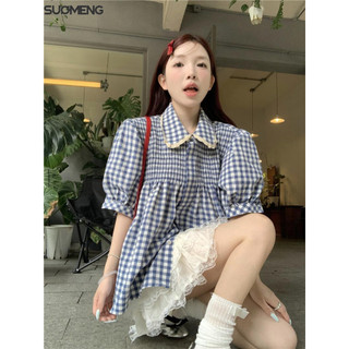 SUOMENG áo sơ mi nữ áo kiểu hàn quốc ins thông thường Thoải mái may đo WCS24510J1 25Z240617
