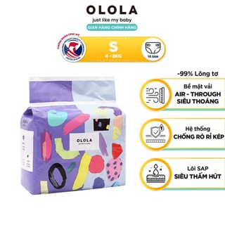 Tã/Bỉm Dán OLOLA Skin Fit Size S 30 Miếng Hàn Quốc Cho Bé Từ Sơ Sinh, Mỏng Nhẹ, Mềm Thoáng, Thấm Hút Nhanh