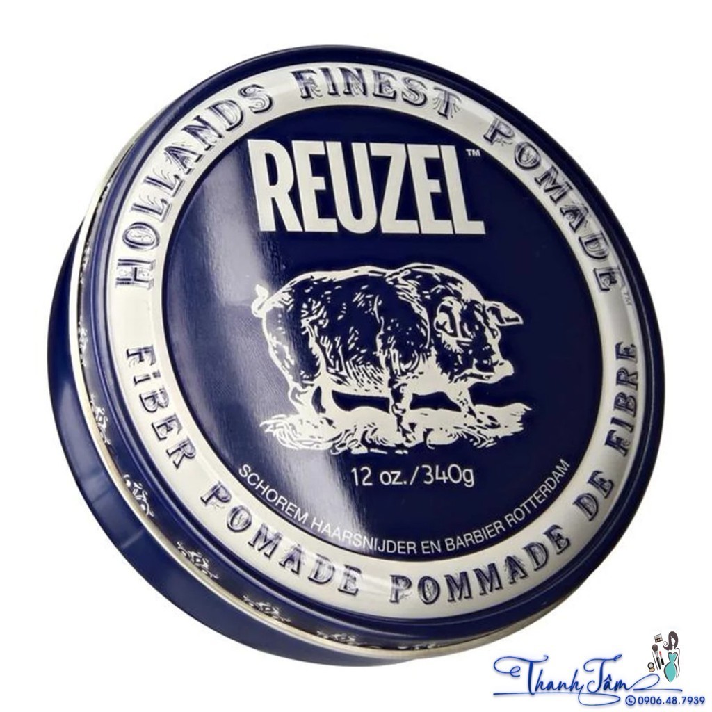Sáp giữ nếp cứng độ bóng mờ Reuzel Fiber Pomade - NK