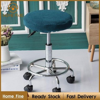 Vải Bọc Ghế Hình Tròn Màu Xanh Đậm 30-38cm