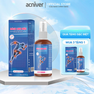 Xịt giảm đau nhanh, đau do chấn thương, bong gân, sưng tấy khi vận động, đau nhức xương khớp Bách Linh Diệu - Chai 50ml