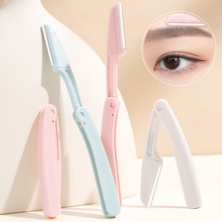 Gấp Di Động Tông Đơ Lông Mày Mềm Mịn Lông Mày Cắt Dao Người Mới Bắt Đầu Dụng Cụ Trang Điểm