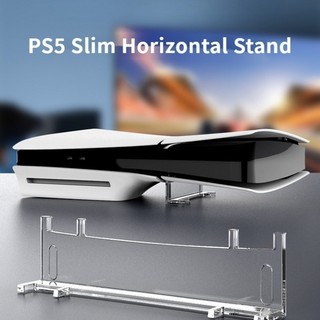  Dành cho giá đỡ ngang mỏng PS5 Giá lưu trữ chính pha lê mỏng PS5 phụ kiện đế đa năng