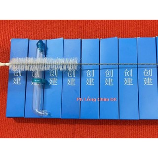 Combo 10 Cóng đựng nước Tặng 1 Cọ cóng -Cóng đựng nước cho chim cảnh hộp xanh tàu 15-20-25cm