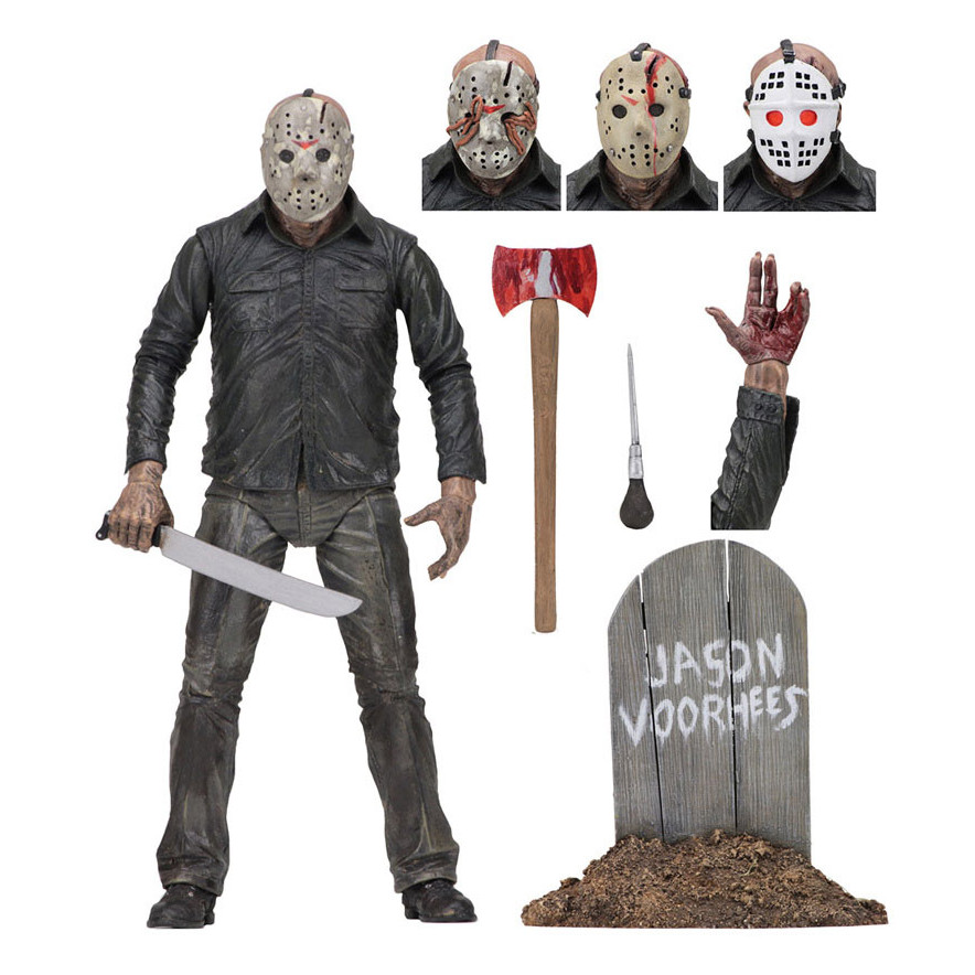 [Đặt hàng ngay lập tức] NECA Black FRIDAY FRIDAY THE 13 Jason Deluxe Edition 1980 Edition Hình Mẫu