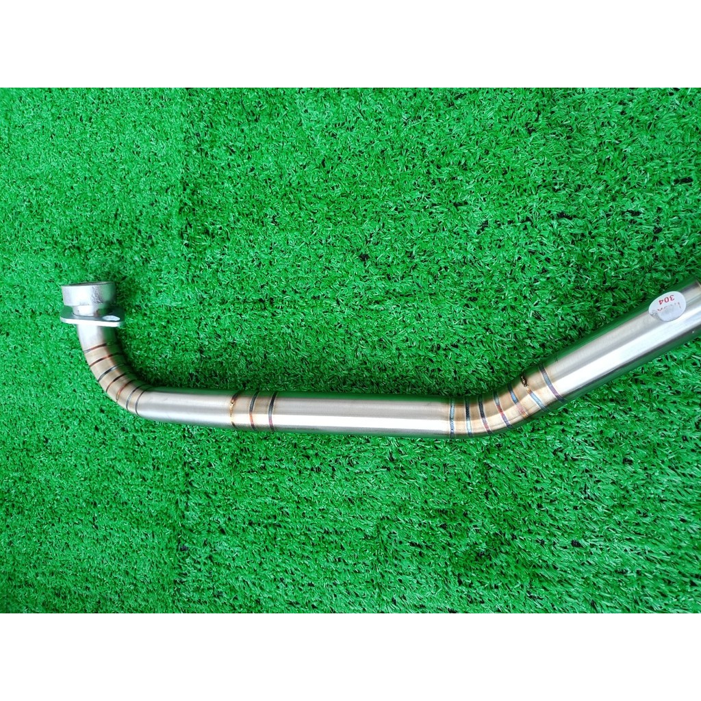 Cổ Pô gắn xe Nouvo 5 - Luvias Fi inox 304 - phụ tùng xe máy