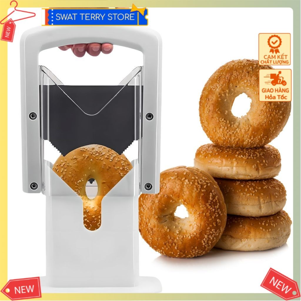 Máy Cắt Bánh Mì Bagel Guillotine