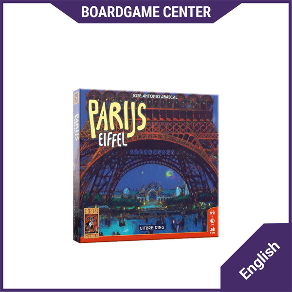 Bộ trò chơi Board game - Paris: Eiffel (2021) In Paris Eiffel you can play and admire the most beaut