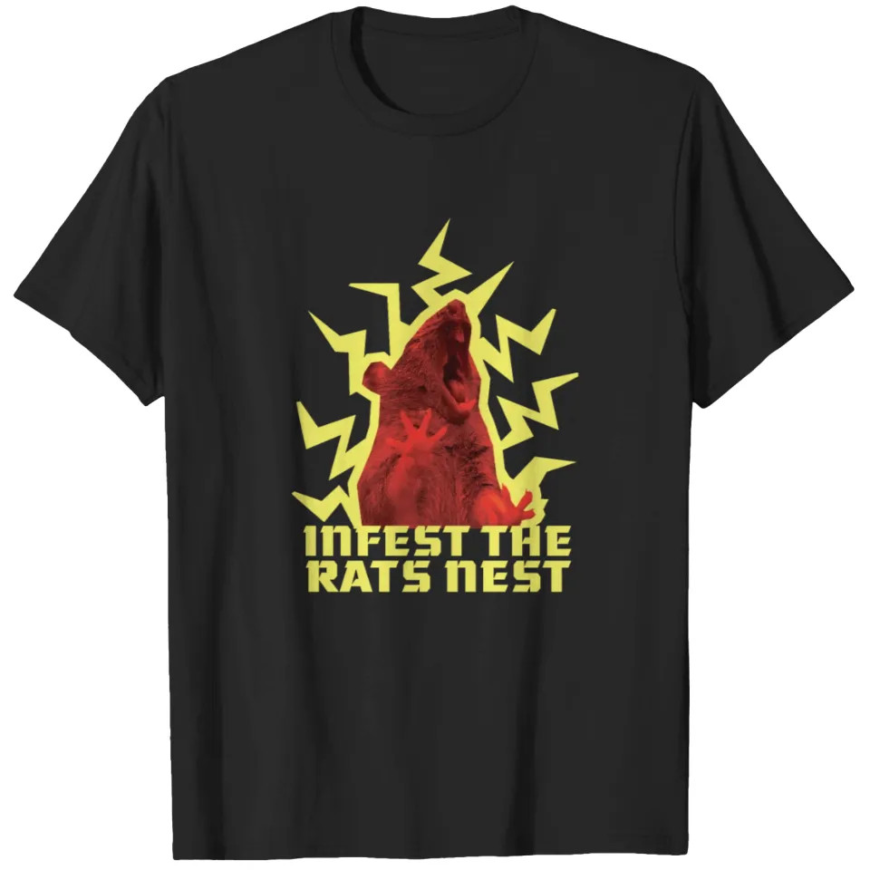 King Gizzard Chuột Infest The Rats Nest Unisex Áo thun Full Size Xs-3Xl