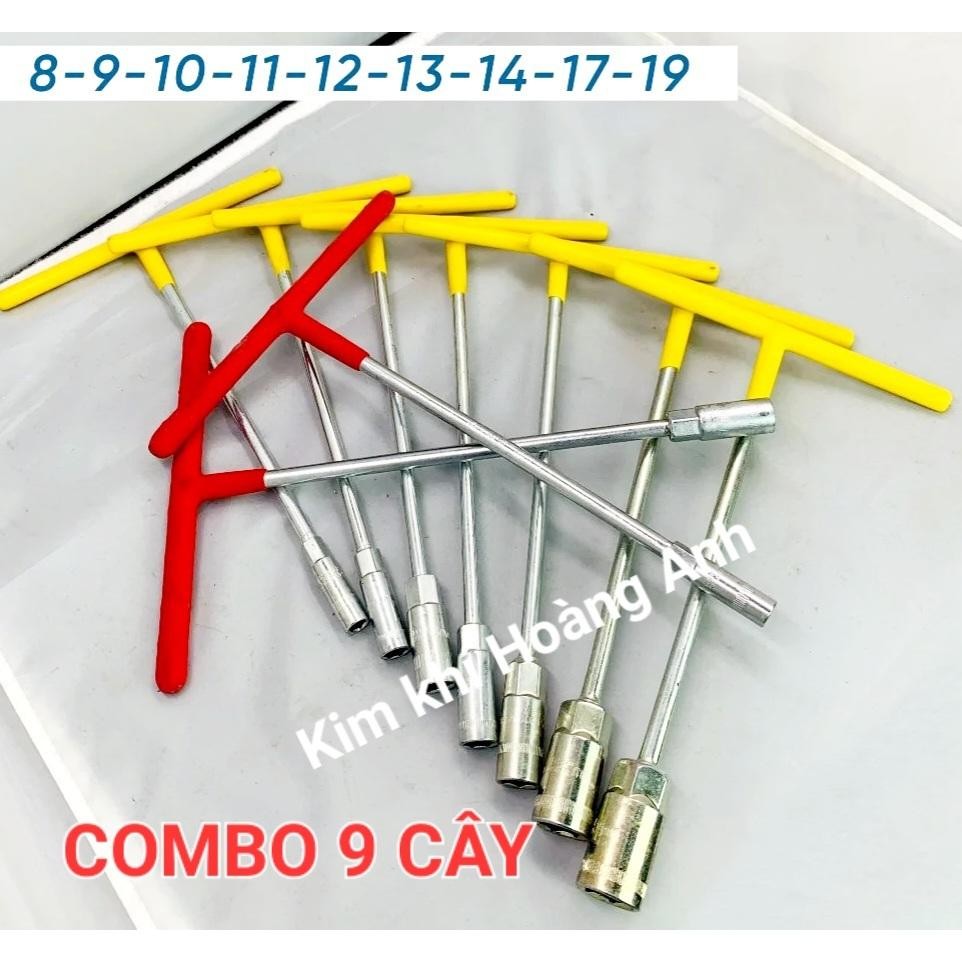 Bộ T, combo tay vặn ốc chữ T, T vặn bulong, tê các loại