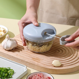 Máy Xay Tỏi Ớt Cầm Tay Mini, Dụng Cụ Xay Tỏi, Ớt Dây Rút MONO HOME Tiện Lợi, Máy Xay Nhà Bếp Mini