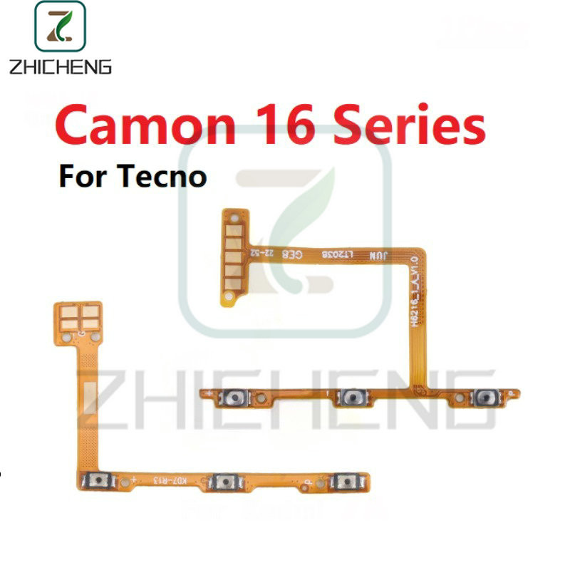 Cho Tecno Camon 16 Pro S Premier CE7 CE9 Nút tắt nguồn flex Công tắc nút âm lượng flex