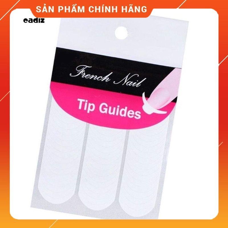 Giấy dán tạo trắng fench móng