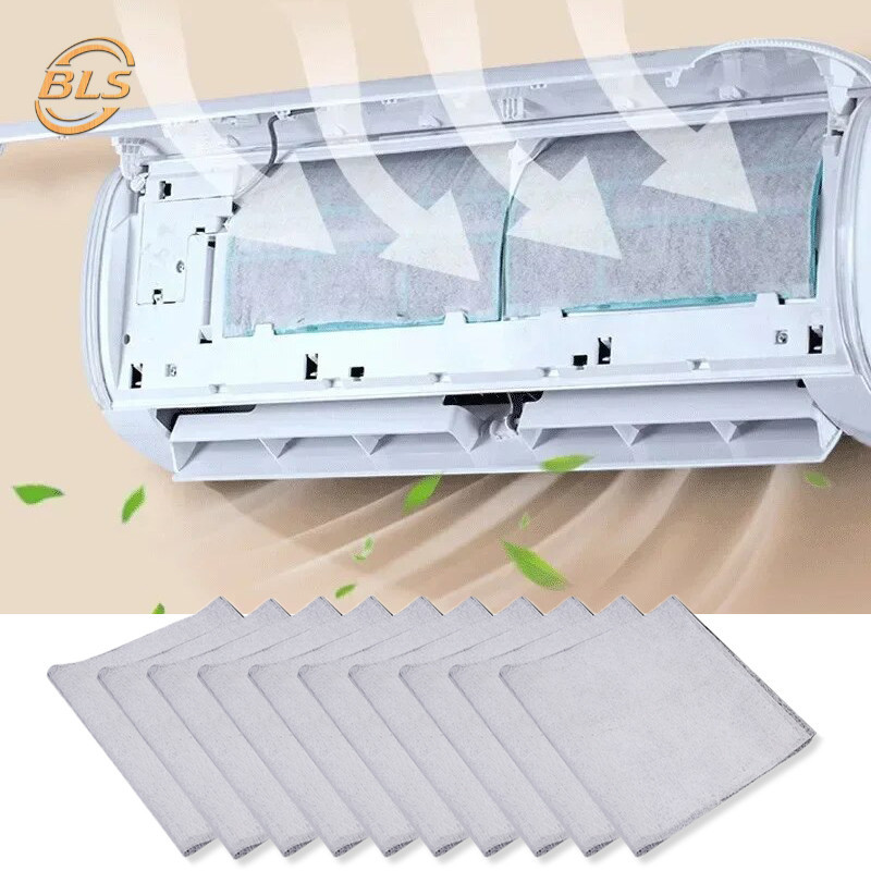 20 Cái / bộ DIY Cuttable Siêu Mỏng Không Dệt Điều Hòa Lọc Miếng Dán Thiết Bị Gia Đình Đầu Vào Không 
