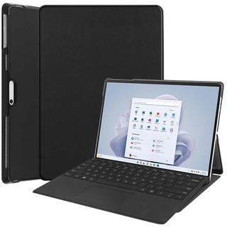 Ốp lưng lật da PU cho Microsoft Surface Pro 10 9 vỏ bảo vệ SurfacePro10 Pro10 Pro9 giá đỡ máy tính bảng case cover